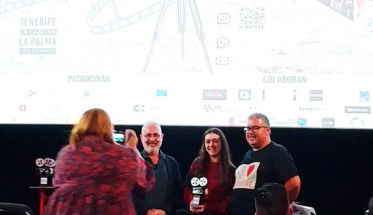 THE WANDERER receives award at the FICINDIE