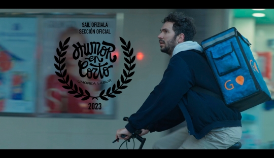THE BALLOON in the official section of the Humor en Corto